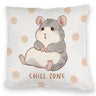 Hamster Kissen mit Spruch Chill Zone