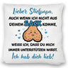 Stiefpapa ich hab dich lieb Kissen mit Spruch