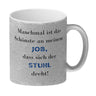 Highlight meines Jobs Kaffeebecher mit Spruch