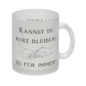 Für immer Kaffeebecher mit Spruch