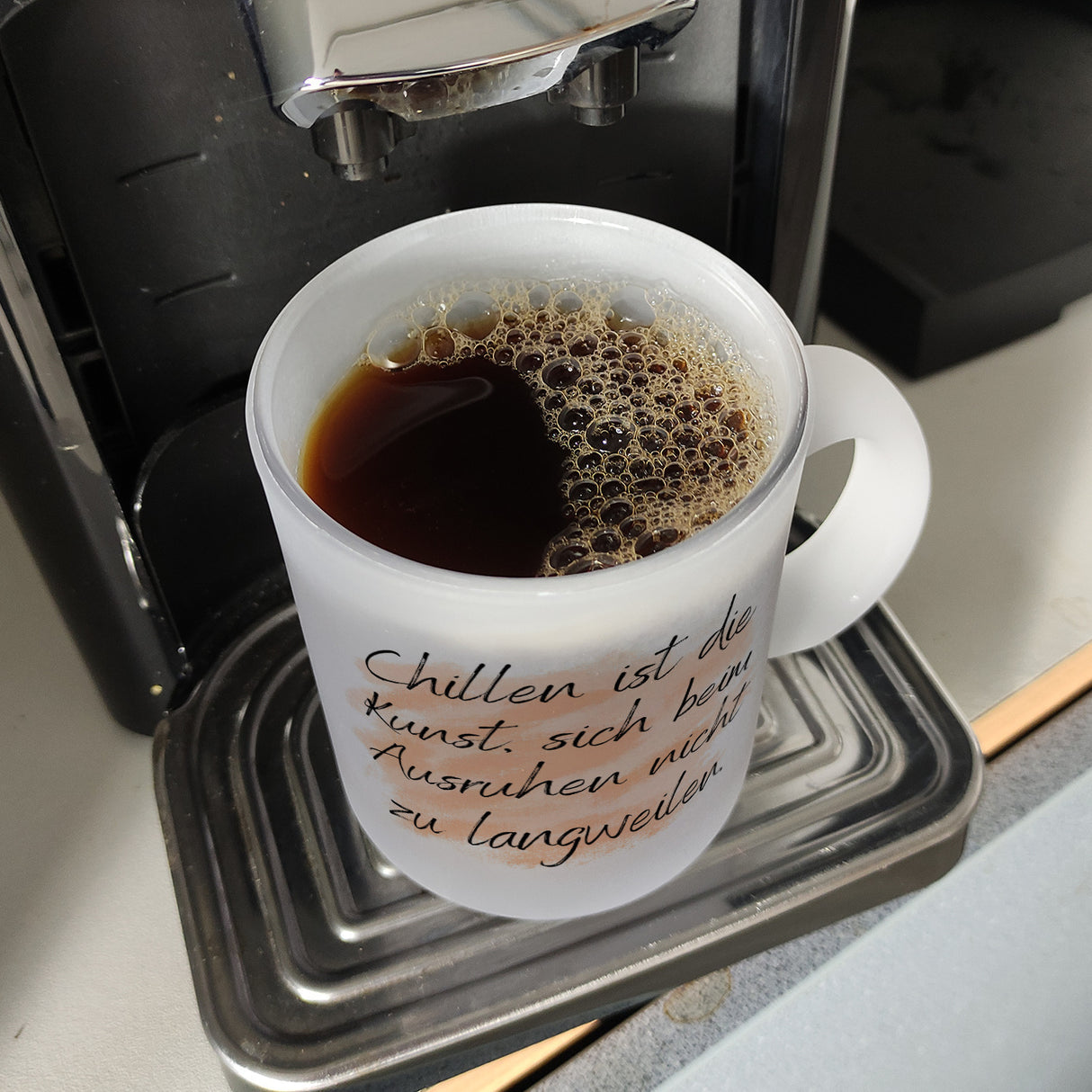 Chillen Kaffeebecher mit Spruch