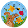 Frühling und Hasen Wanduhr zu Ostern