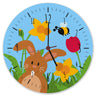 Frühling und Hasen Wanduhr zu Ostern