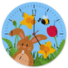 Frühling und Hasen Wanduhr zu Ostern