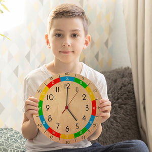 Lernuhr für Kinder Wanduhr