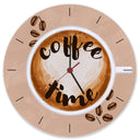 Coffee time Kaffee Wanduhr