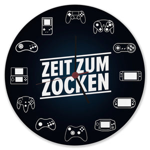 Zeit zum Zocken verschiedene Controller Wanduhr