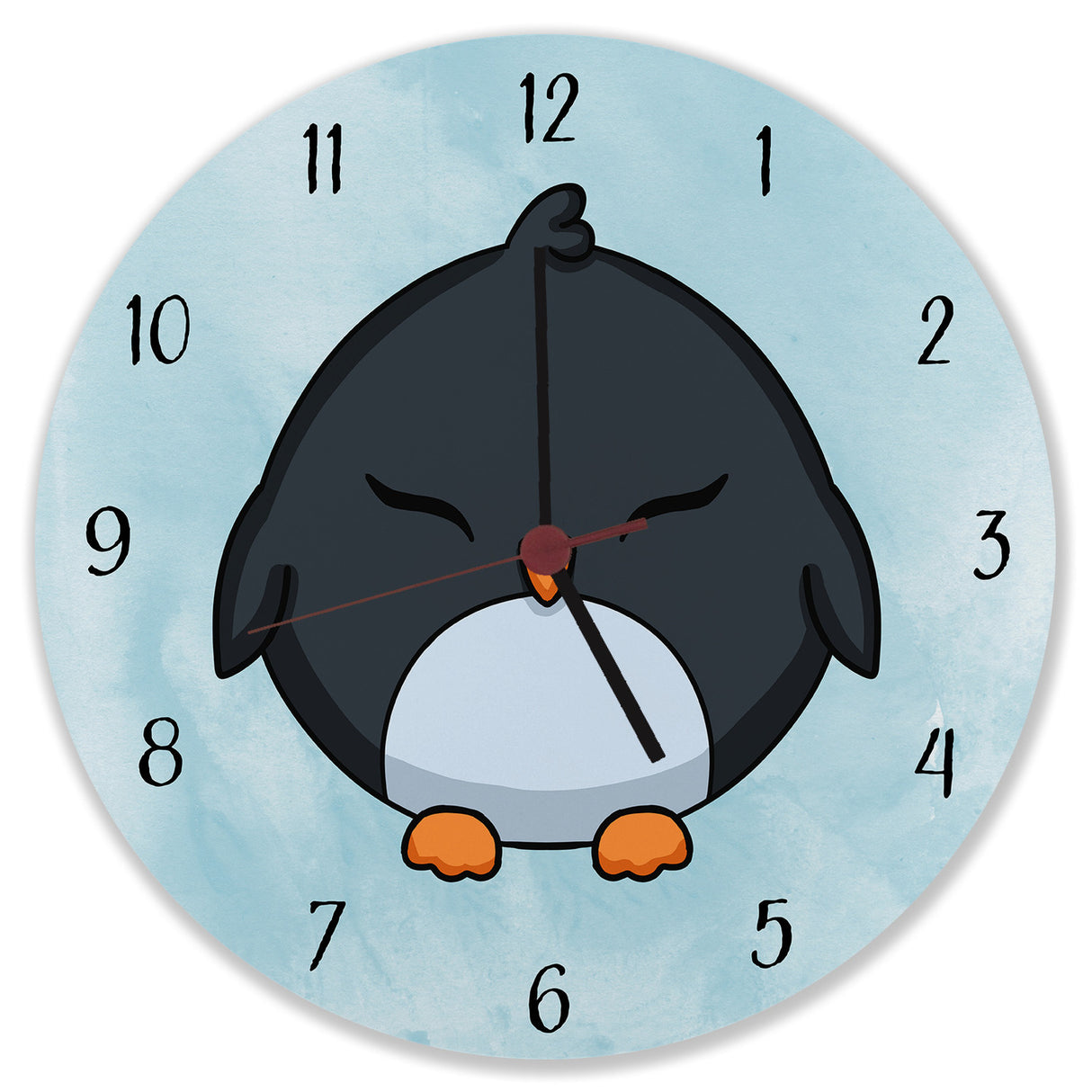 Pinguin Kinder Wanduhr