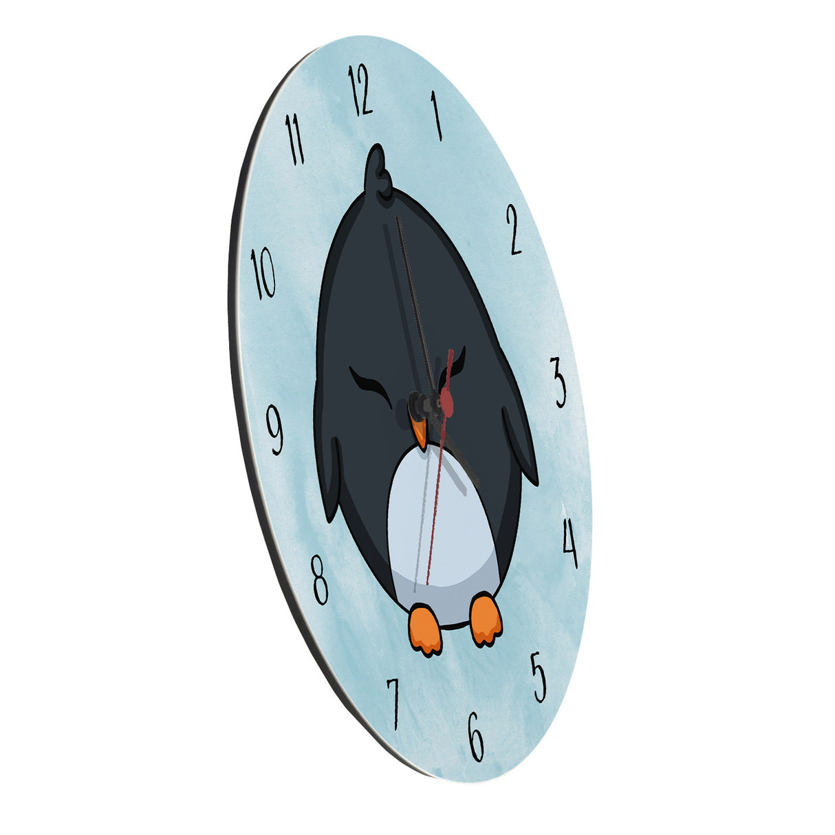 Pinguin Kinder Wanduhr