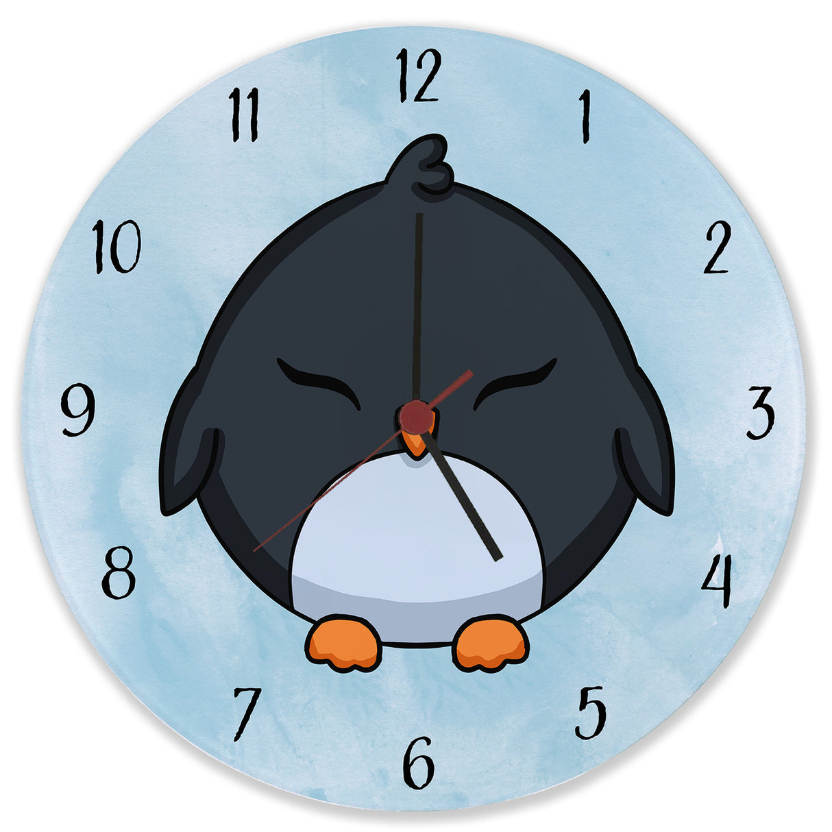 Pinguin Kinder Wanduhr