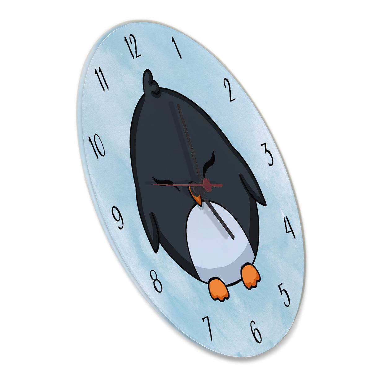 Pinguin Kinder Wanduhr