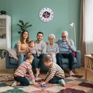 Filmzeit Wanduhr für Filmfans