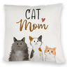 Cat Mom Kissen mit Spruch