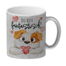 Hund Kaffeebecher mit Spruch Du bist fantastisch