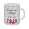 Oma Kaffeebecher mit Spruch Engel ohne Flügel nennt man Oma