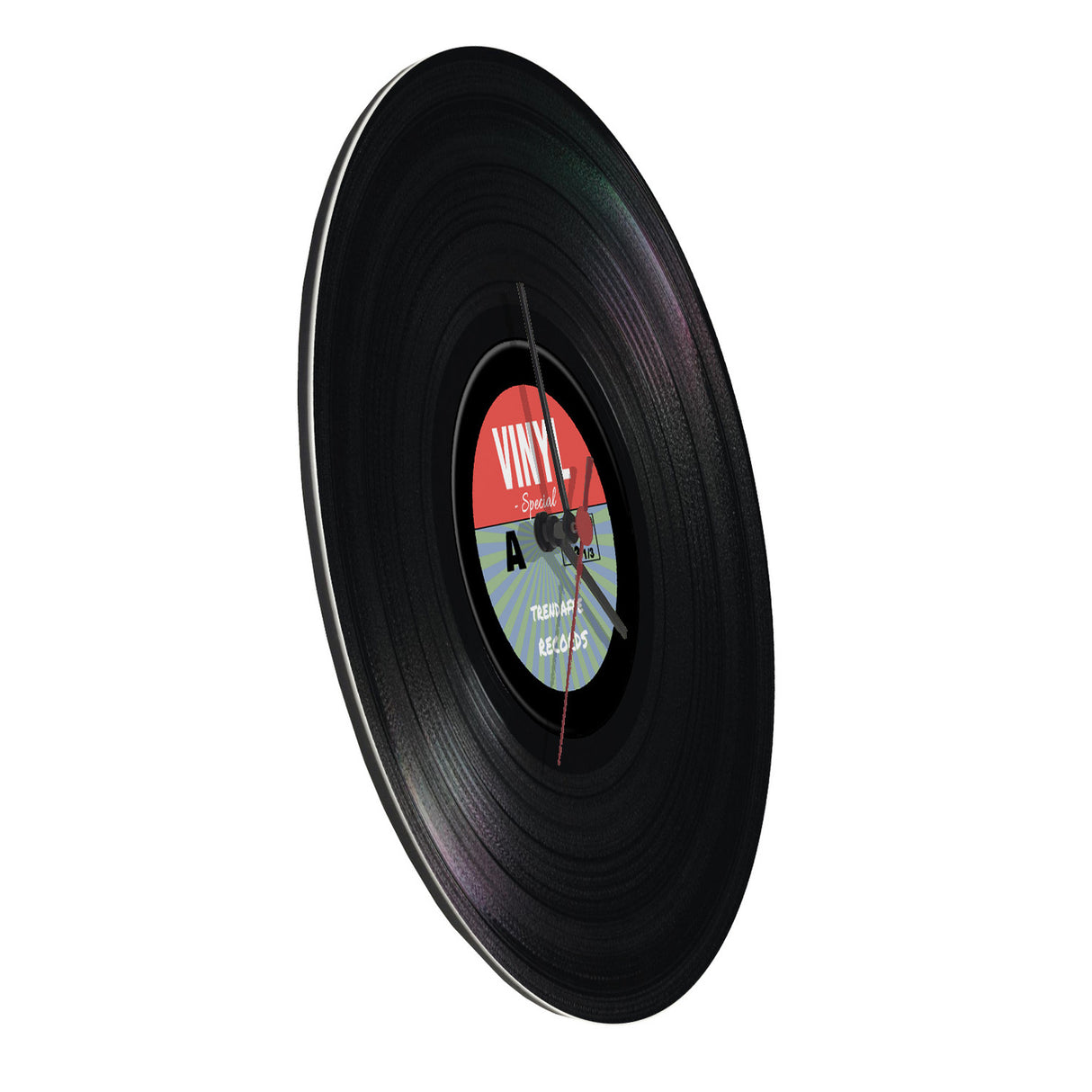 Vinyl Schallplatte Wanduhr