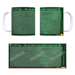 Tafel des Lebens - Tasse zum 19. Geburtstag - 6939 Tage gelebt