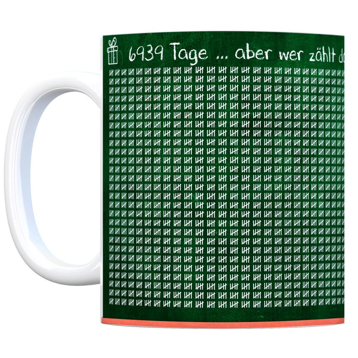 Tafel des Lebens - Tasse zum 19. Geburtstag - 6939 Tage gelebt