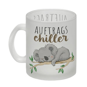 Koala Kaffeebecher mit Spruch Auftragschiller