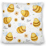 Pummel Biene Kissen mit Spruch Bee happy