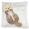 Otter Kissen mit Spruch Schlummerecke