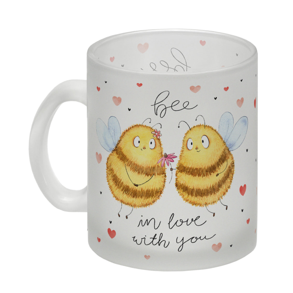 Pummel Biene Kaffeebecher mit Spruch Bee in love with you