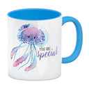 Qualle Kaffeebecher mit Spruch You are special