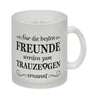 Nur die besten Freunde werden Trauzeuge Kaffeebecher