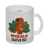 Aperolo Saufus Rex Kaffeebecher mit Spruch Cocktail T-Rex