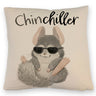 Chinchilla Kissen mit Spruch Chinchiller