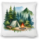 Camping im Wald Kissen
