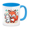 Fuchs und Kaninchen Kaffeebecher