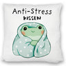 Frosch er Decke Kissen mit Spruch Anti-Stress Kissen