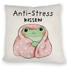 Frosch er Decke Kissen mit Spruch Anti-Stress Kissen