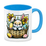 Osterhase im Osternest Kaffeebecher