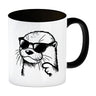 Cooler Otter mit Sonnenbrille Kaffeebecher