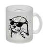 Cooler Otter mit Sonnenbrille Kaffeebecher