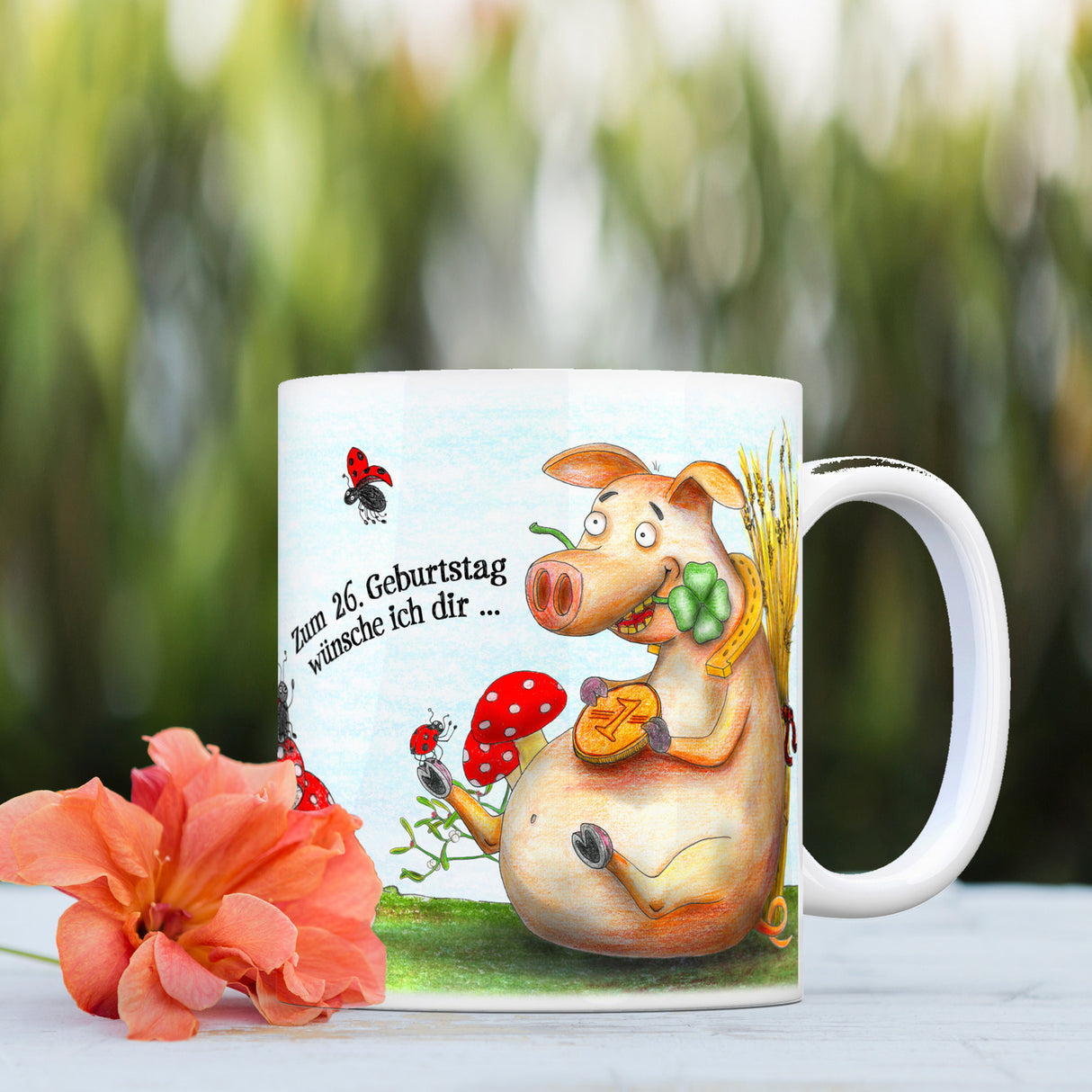 Viel Glück zum 26. Geburtstag Kaffeebecher