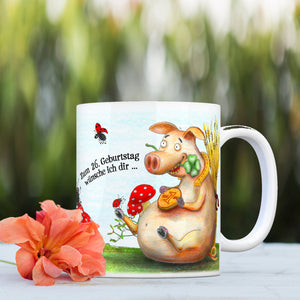 Viel Glück zum 26. Geburtstag Kaffeebecher