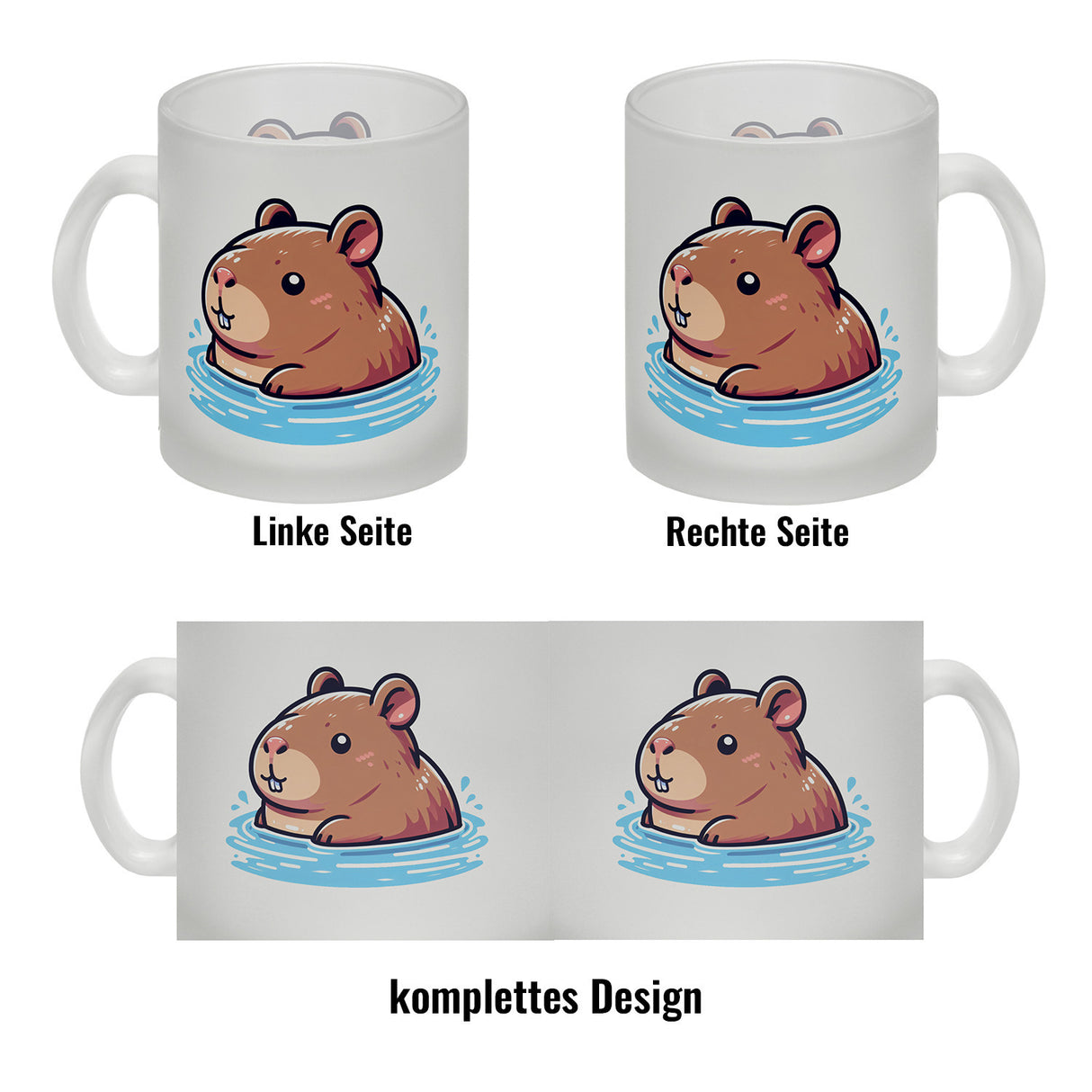 Capybara Comic Kaffeebecher
