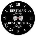 Trauzeuge Wanduhr mit Spruch Best Man for a day