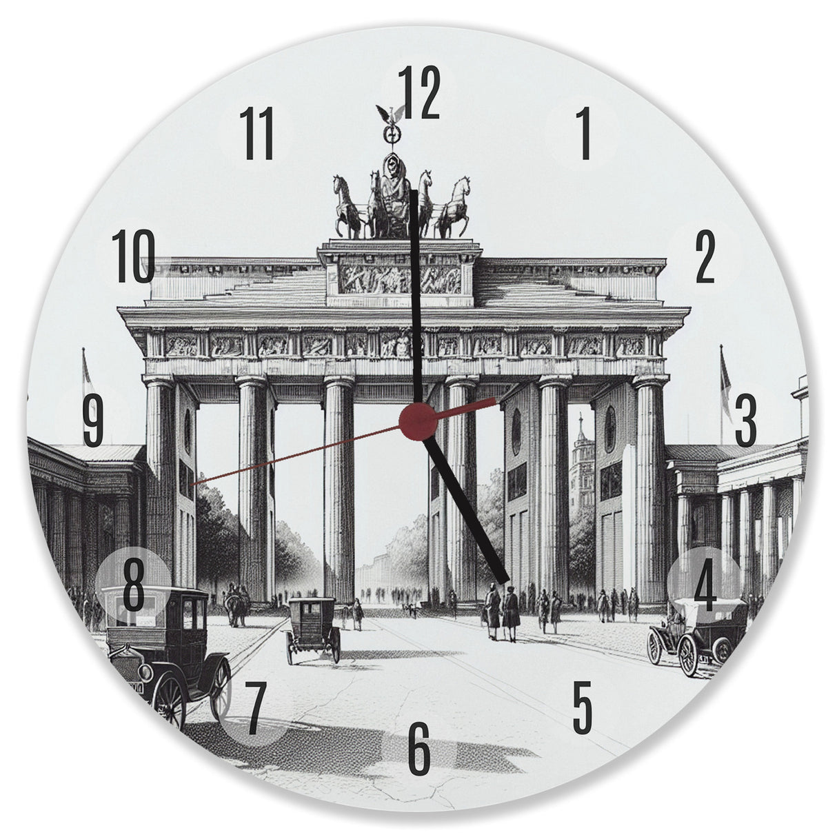 Berlin Souvenir Brandenburger Tor Wanduhr