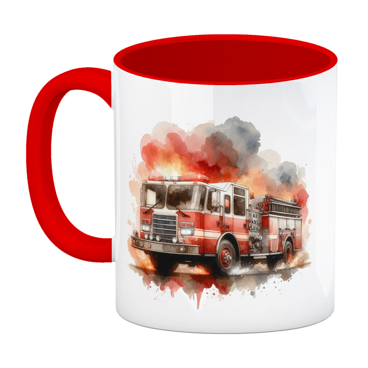 Feuerwehrfahrzeug Kaffeebecher