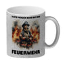 Echte Frauen sind bei der Feuerwehr Kaffeebecher