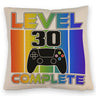 30. Geburtstag Gamer Kissen mit Spruch Level 30 complete