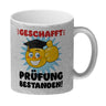 Prüfung bestanden Kaffeebecher mit Spruch Geschafft Prüfung bestanden