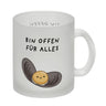 Jelly & Friends Auster Kaffeebecher mit Spruch Bin offen für alles