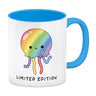 Jelly & Friends Regenbogen-Qualle Kaffeebecher mit Spruch Limited Edition