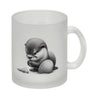 Baby Otter mit Muschel Kaffeebecher