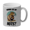 Capybara Kaffeebecher mit Spruch Wanna see my Nuts